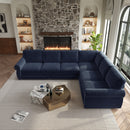118" L-Shaped Convertible Sleeper Sofa