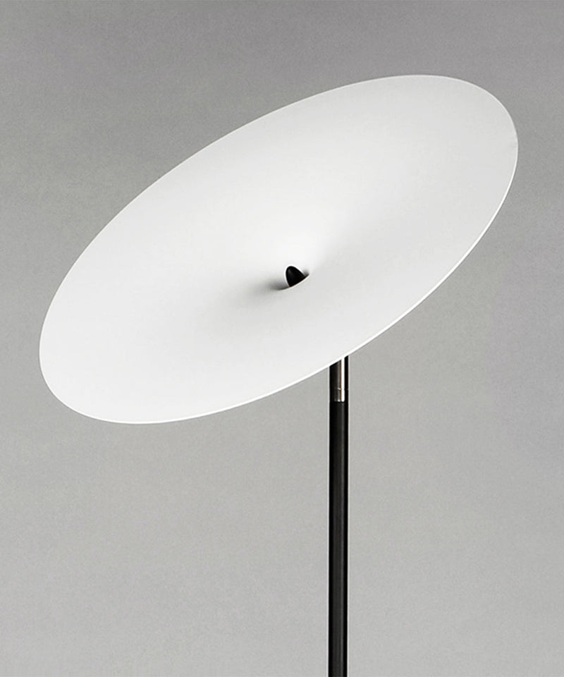 Radar 65"H 1-Light LED Floor Lamp Light Fixture Black and White Finish by ET2