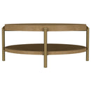 Benson - Round Table With Storage Shelf by HouseOfZazla