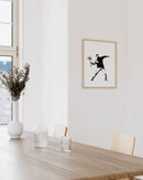 Banksy flower thrower