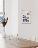 This kitchen is for dancing