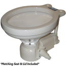 Raritan Sea Era QC Electric Toilet - Household Style - Integral Pump - Straight  90 Discharge - 12v