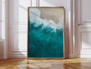 Aerial Drift Over Turquoise Tide