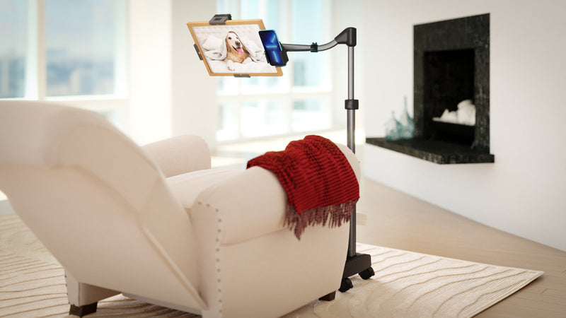 LEVO G2 V16 Rolling Tablet Stand Cart - WITH PHONE MOUNT, photo 4 of 8