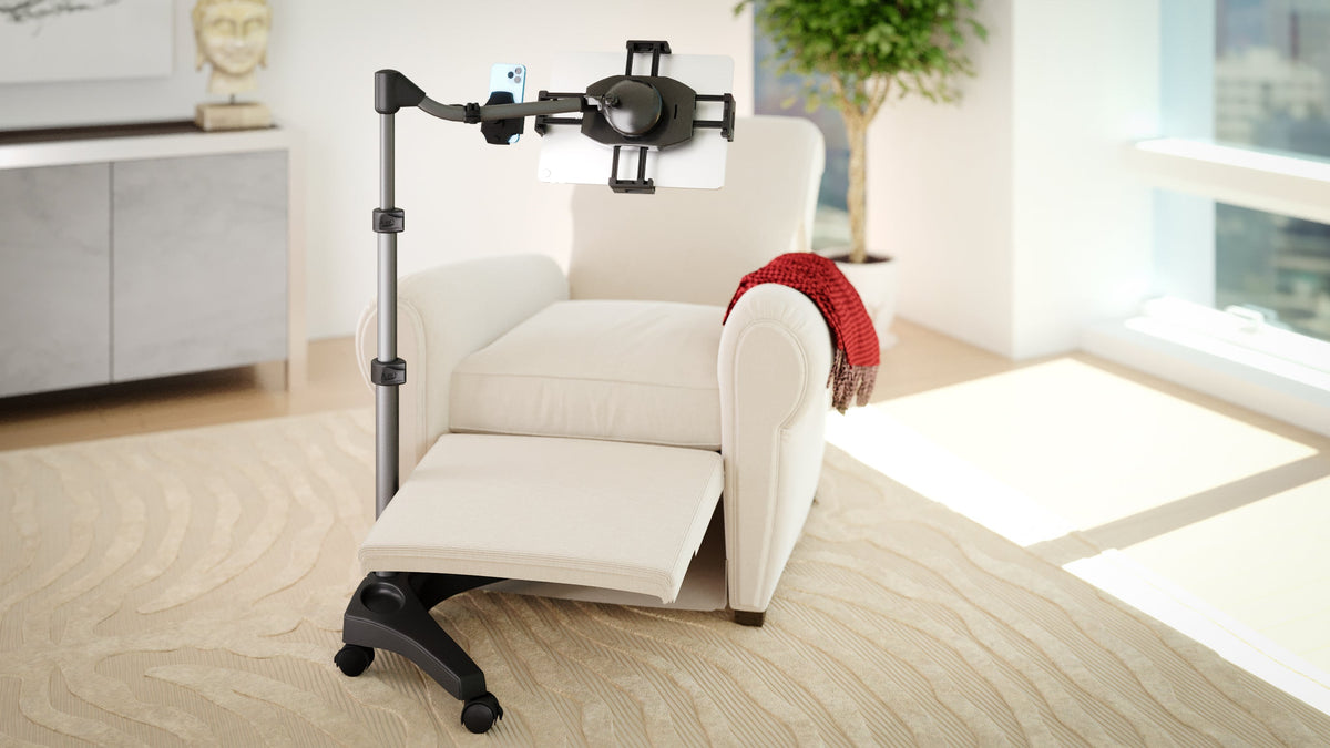 LEVO G2 V16 Rolling Tablet Stand Cart - WITH PHONE MOUNT, photo 5 of 8