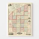 Vintage Map of Geauga County, Ohio 1857