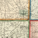 Vintage Map of Geauga County, Ohio 1857