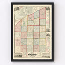 Vintage Map of Geauga County, Ohio 1857