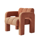31.10" Boucle Upholstered Accent Chair by Unique Piece Furniture