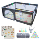 71" x 59" Baby Playard Cloth Playpen Removable Enclosures for Indoor and Outdoor Use Care for Children and Pets