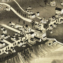 Vintage Map of Peak's Island, Maine 1886
