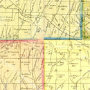 Vintage Map of Harrison County, Ohio 1862
