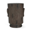Outdoor Side Table Easter Island Moai Statue Pedestal by HouseOfZazla