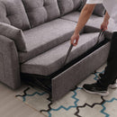 Modular Sectional Sofa L Shaped Modular Couch with Reversible Chaise Modular Sofa Sectional Couch with Storage Seats