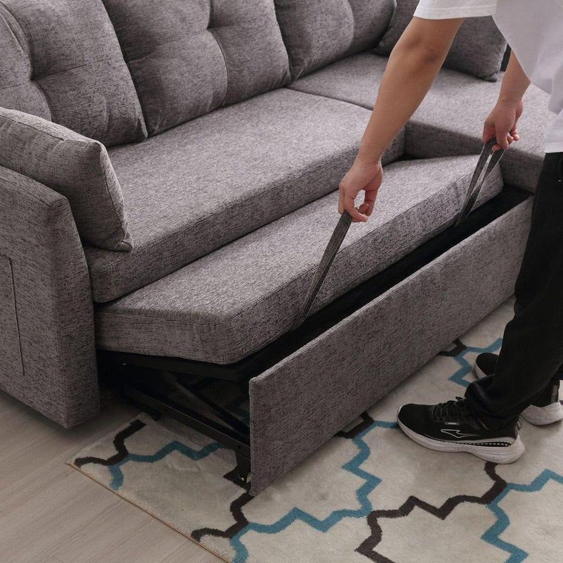 Modular Sectional Sofa L Shaped Modular Couch with Reversible Chaise Modular Sofa Sectional Couch with Storage Seats