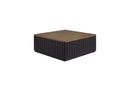 Channel - Cocktail Table With Casters - Black by HouseOfZazla