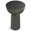 Hughes - Cast Aluminum Side Table - Black by Unique Piece Furniture