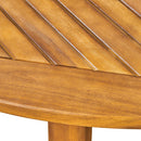 Outdoor Dining Set – Acacia Wood Stamford Table & Wicker Chairs