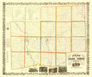 Vintage Map of Stark County, Ohio 1850