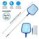Swinging Pool Skimmer Cleaner Mesh Net Telescopic Pole by LJGDeals