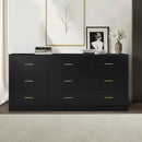 Modern Drawer Dresser For Bedroom, Ample Storage Wide Chest Of Drawers by Unique Piece Furniture