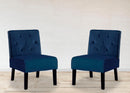 Reese - Living Room Armless Button Tufted Pattern Accent Chair (Set of 2) by Unique Piece Furniture