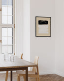 Black beige brushstrokes