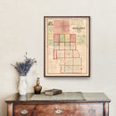 Vintage Map of Richland County, Ohio 1856