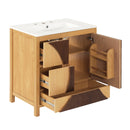 30 Inch Mid-Century Modern Bathroom Vanity with Sink by HouseOfZazla