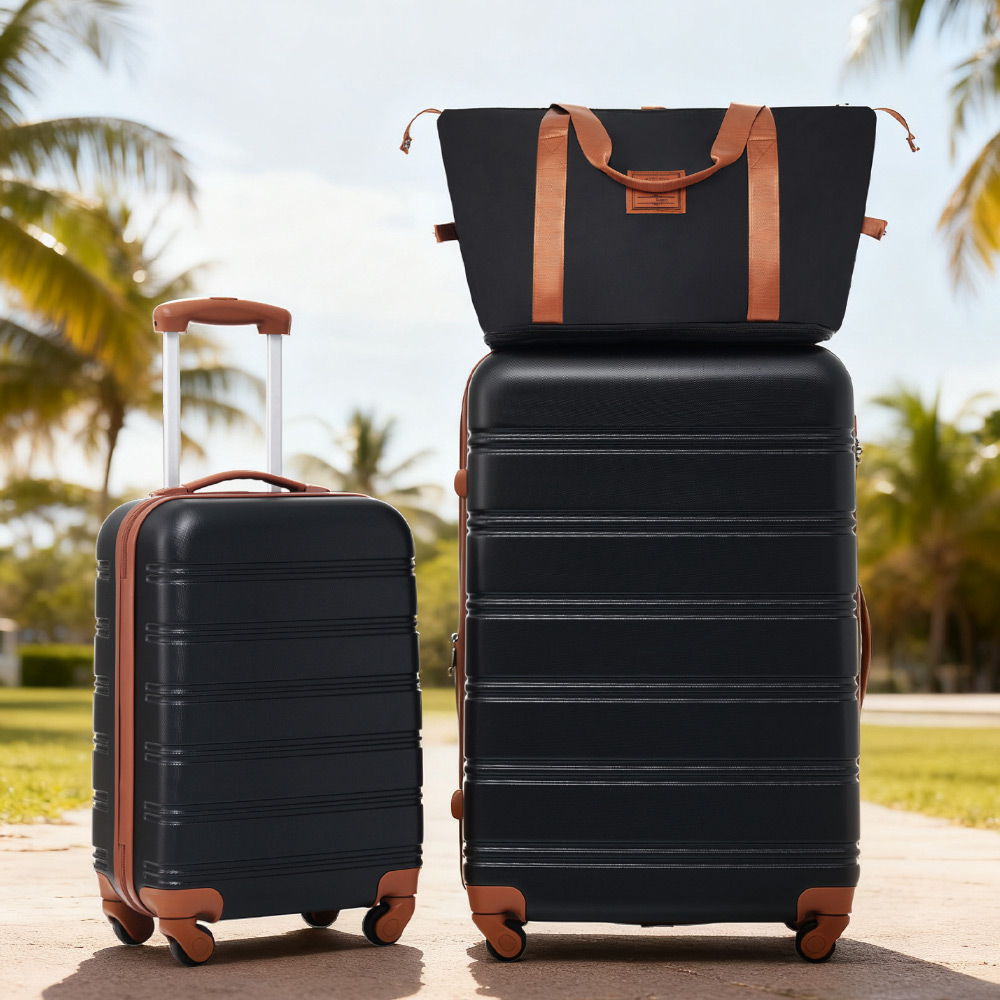 Hardshell Luggage Sets 2 Pieces + Bag Spinner Suitcase With Tsa Lock Lightweight 20" / 28", photo 12 of 29