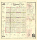 Vintage Map of Portage County, Ohio 1857