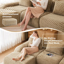 146" Modern U-Shaped Modular Sectional Sofa