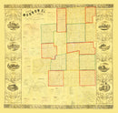 Vintage Map of Morrow County, Ohio 1857