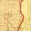 Vintage Map of Montgomery County, Ohio 1869