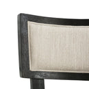 Farmhouse Style Fabric Upholstered Side Dining Chair Set