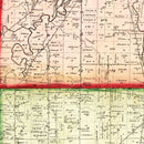 Vintage Map of Lorain County, Ohio 1857