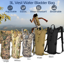 iMounTEK Tactical Hydration Pack 3L Water Bladder Adjustable Water Drink Backpack for Hiking Cycling Climbing Running