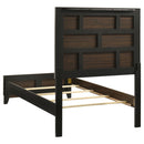 Watson Wood Twin Panel Bed Light Taupe