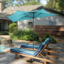 9Ft Patio Bistro Half Round Umbrella by LJGDeals