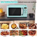 0.9 Cu.ft Retro Countertop Compact Microwave Oven by LJGDeals