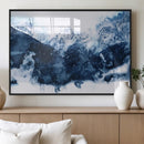 Abstract Blue Mountain Canvas Wall Art – Modern Triptych by MyGreatCanvas | Canvas Wall Art Prints | Photo Prints & Wall Decor