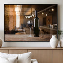 Wine and Bottle Wall Art Canvas Print by MyGreatCanvas | Canvas Wall Art Prints | Photo Prints & Wall Decor