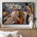 African American Jazz Art Music Abstract Wall Art Painting by MyGreatCanvas | Canvas Wall Art Prints | Photo Prints & Wall Decor