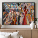 Abstract Afro American Jazz Canvas Wall Art | Music-Inspired by MyGreatCanvas | Canvas Wall Art Prints | Photo Prints & Wall Decor