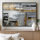 Abstract Painting Canvas Wall Art Print Paint Drip Art Brush