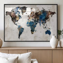 World Map Canvas Print – Framed Travel Map Wall Art for by MyGreatCanvas | Canvas Wall Art Prints | Photo Prints & Wall Decor