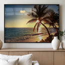 Sunset Palm Trees Wall Art Canvas Print by MyGreatCanvas | Canvas Wall Art Prints | Photo Prints & Wall Decor