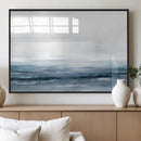 Blue Ocean Abstract Artwork Wall Art Canvas Print