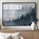 Foggy Pine Forest Wall Art Canvas Print by MyGreatCanvas | Canvas Wall Art Prints | Photo Prints & Wall Decor