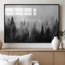 Fogy Forest Canvas Wall Art Print - Mountain Wall Art with
